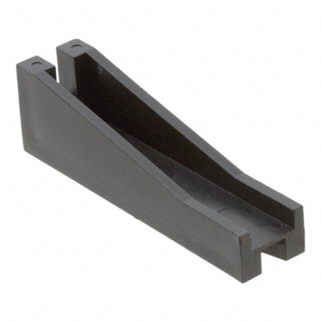 CARD GUIDE VERT 2X0.076" BLK