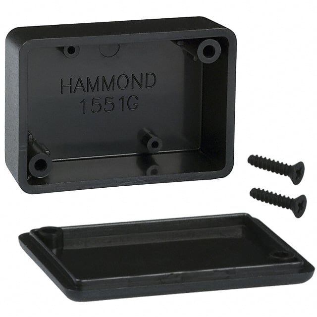 BOX ABS BLACK 3.15"L X 1.58"W