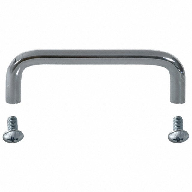HANDLE STEEL/CHROME MTG CTR 4"