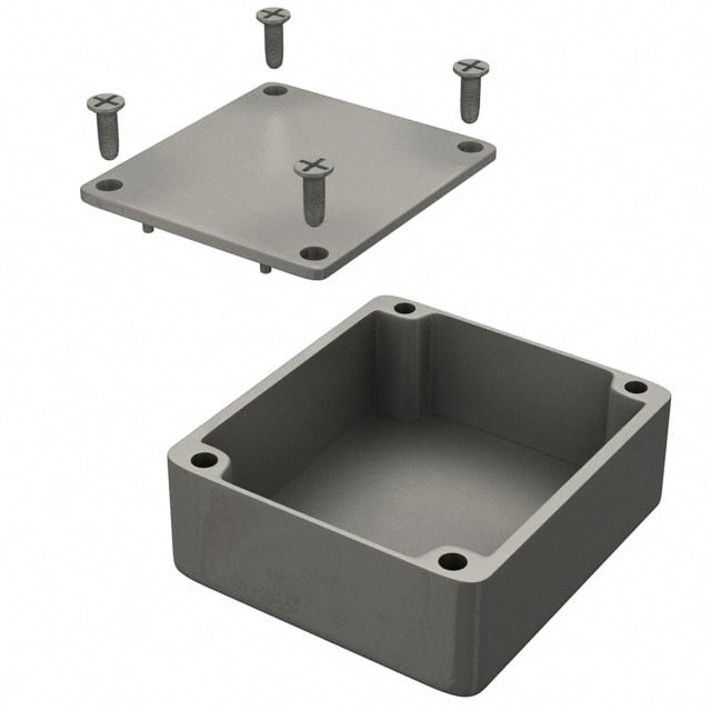 BOX ALUM 2.36"L X 2.17"W