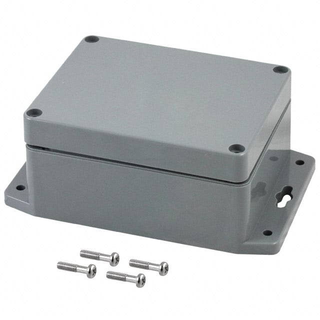 BOX ABS GRAY 4.53"L X 3.54"W