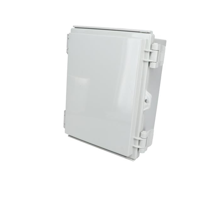 BOX ABS LGT GRY 8.6"L X 6.3"W
