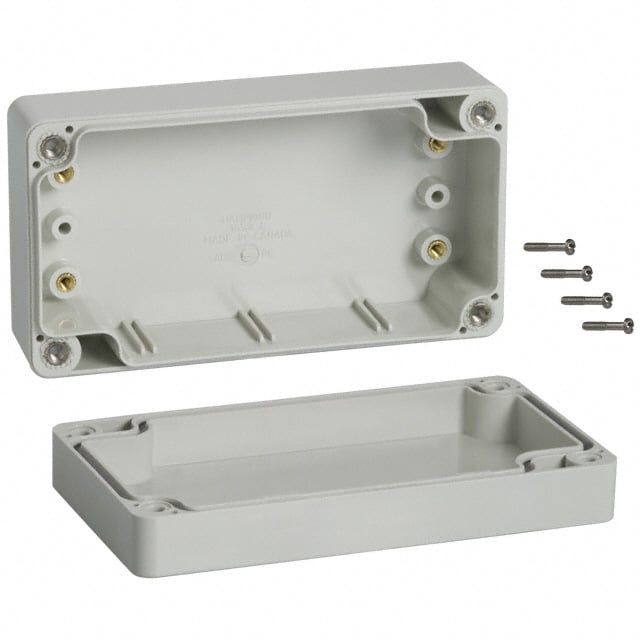 BOX ABS GRAY 4.72"L X 2.56"W