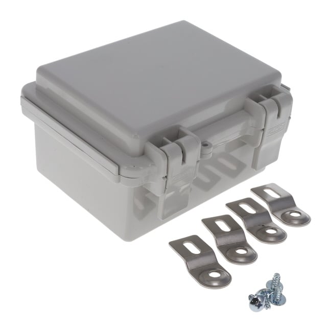 BOX ABS/PBT GRAY 5.11"L X 3.93"W