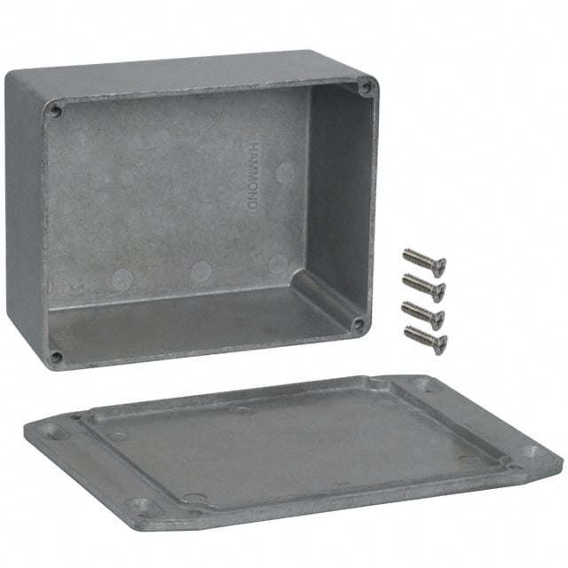 BOX ALUM UNPTD 4.71"L X 3.7"W