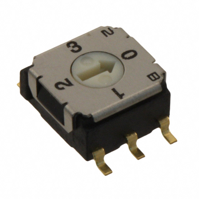 SWITCH ROTARY DIP SP4T 0.1A 5V