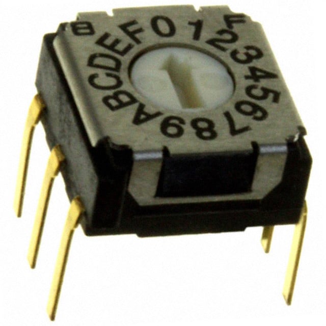 SWITCH DIP ROTARY HEX 100MA 5V