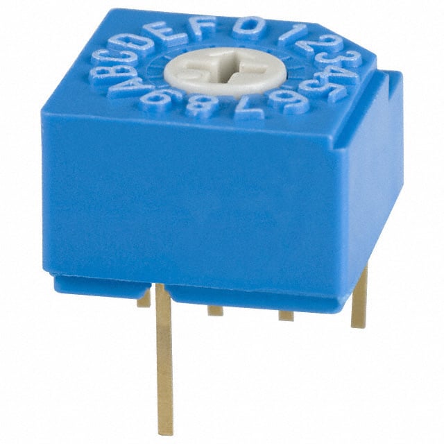 SWITCH DIP ROTARY HEX 100MA 5V