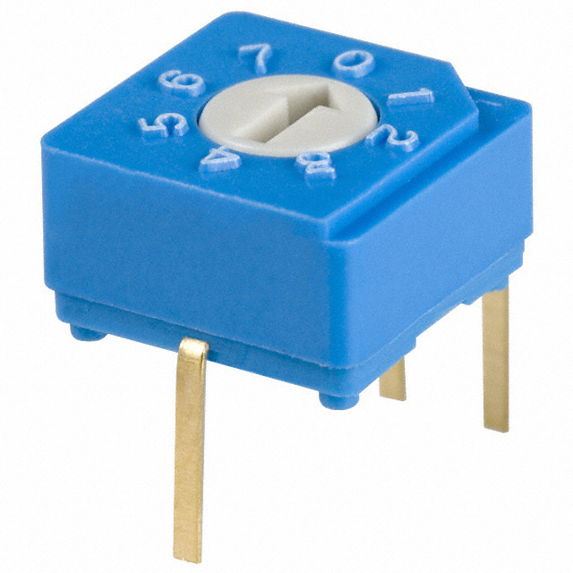 SWITCH ROTARY DIP OCTAL 0.1A 5V