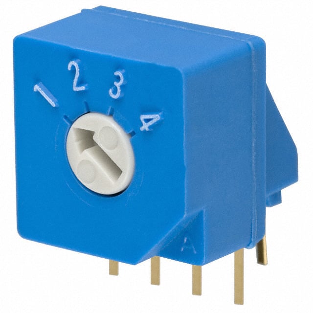 SWITCH DIP ROTARY SP4T 100MA 5V