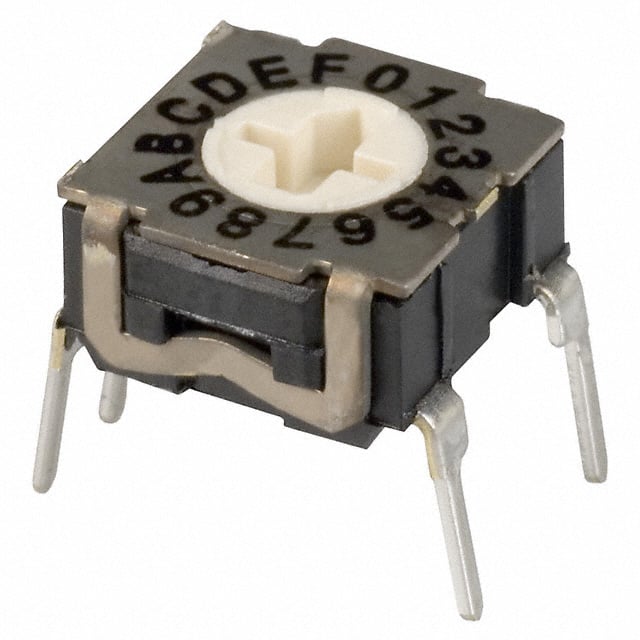 SWITCH DIP ROTARY HEX 100MA 30V