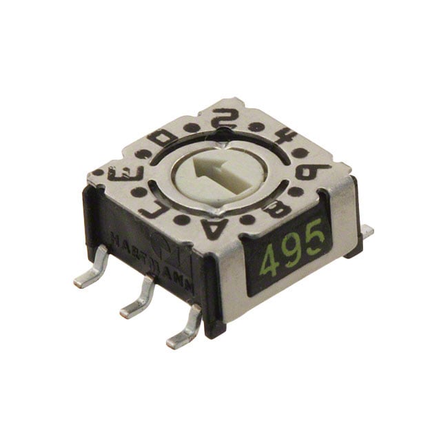 SW DIP ROTARY HEX COMP 100MA 24V
