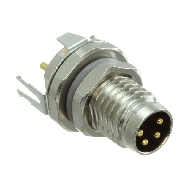 CONN PLUG MALE 4POS GOLD SOLDER