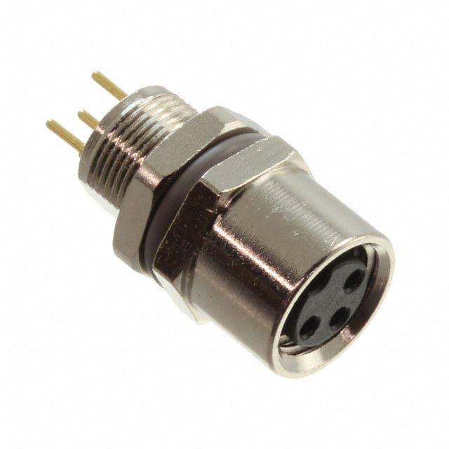 CONN RCPT FMALE 3POS GOLD SOLDER