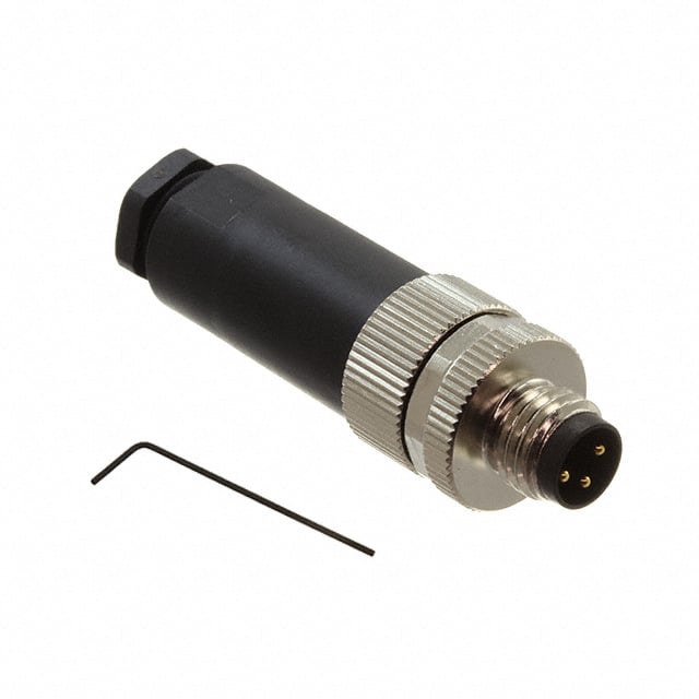 CONN PLUG MALE 3POS GOLD SCREW