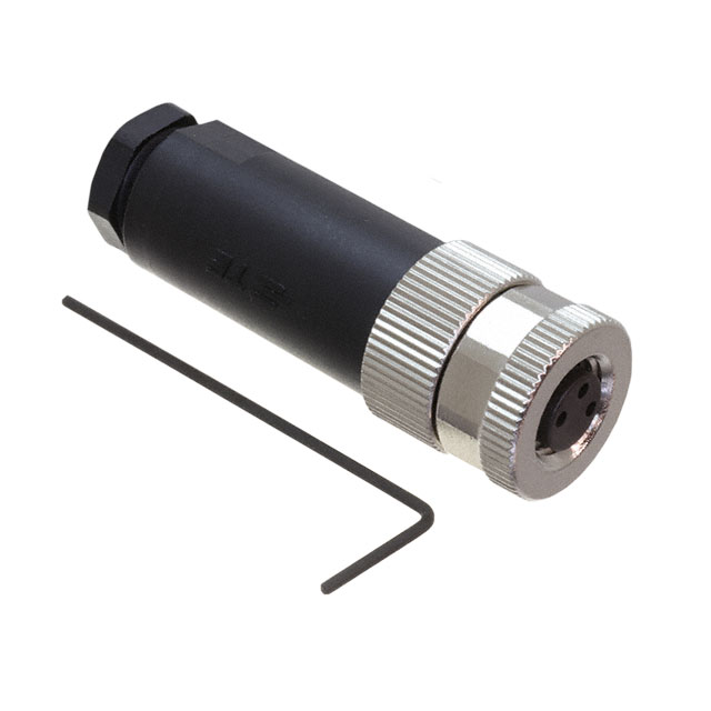 CONN RCPT FMALE 3POS GOLD SCREW