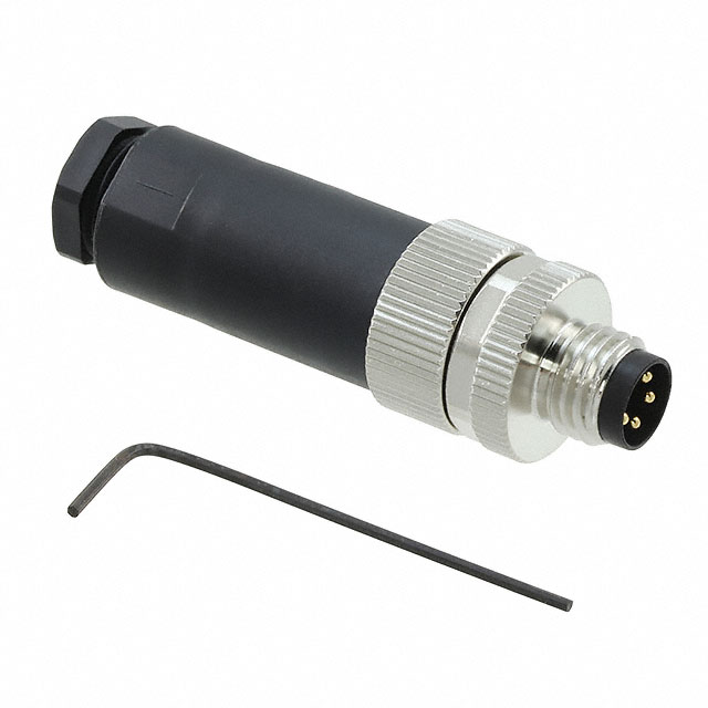 CONN PLUG MALE 4POS GOLD SCREW