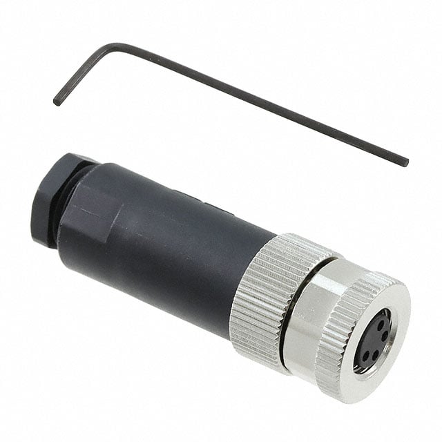CONN RCPT FMALE 4POS GOLD SCREW