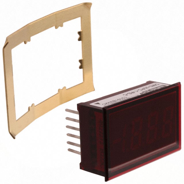 VOLTMETER 200VDC LED PANEL MOUNT